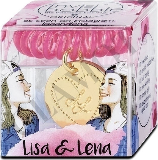 Invisibobble Lisa & Lena Hair Scrunchie Pink