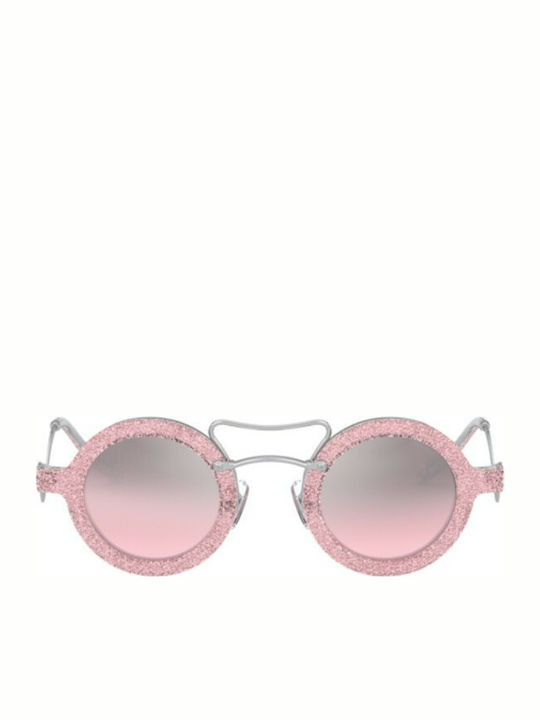 Miu Miu Women's Sunglasses with Pink Frame MU02VS 1467L1