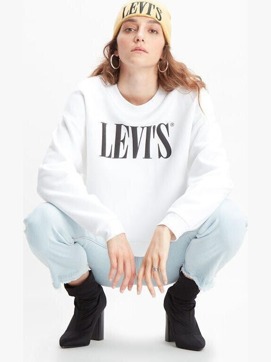 Graphic Diana Long Women's Sweatshirt White