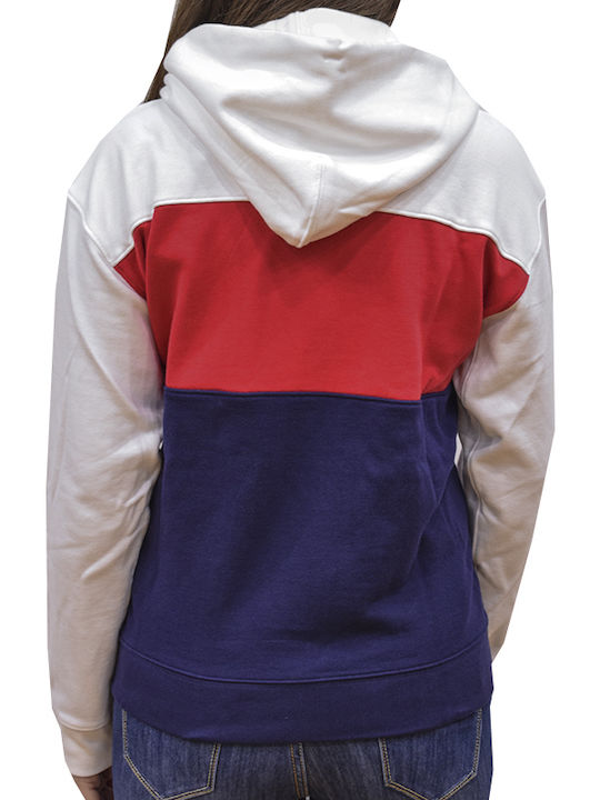Sportswear Damen Sweatshirt Kapuzen Mehrfarbig