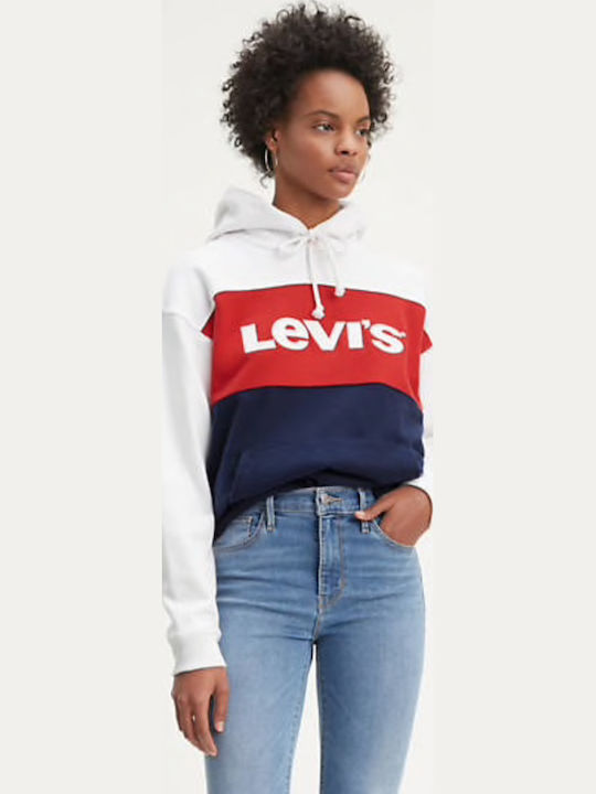 Sportswear Damen Sweatshirt Kapuzen Mehrfarbig