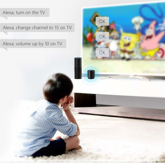 Broadlink RM Mini3 Smart Hub Wi-Fi / IR / RF Συμβατό με Google Home, Alexa & IFTTT