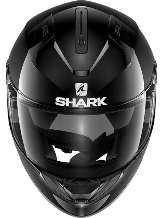 Shark Ridill Blank Black Κράνος Μηχανής Full Face 1550gr με Sunvisor
