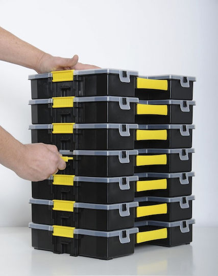 Stanley SortMaster Tool Compartment Organiser 14 Slot Adjustable Black 37.5x29x7cm