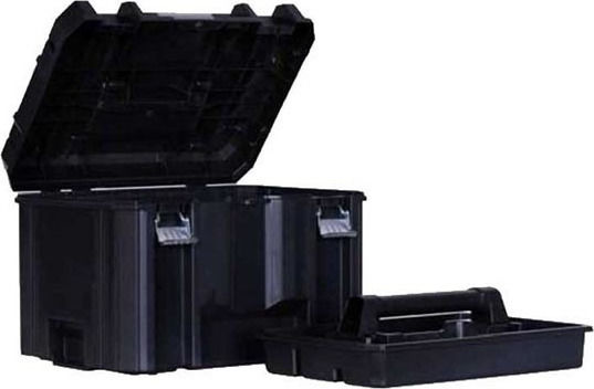 Stanley FatMax TSTAK VI Hand Tool Case Plastic with Tobacco Case Dimensions: W44xD33xH32.6cm