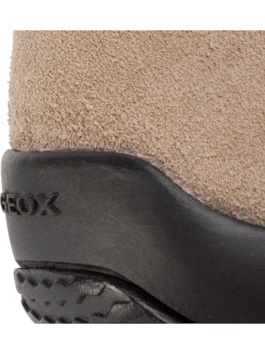 U Ascanio A Wildleder Herren Mokassins in Beige Farbe