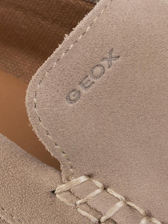 U Ascanio A Wildleder Herren Mokassins in Beige Farbe