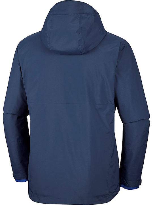 Element Blocker II 3 in 1 Winter Jacke Wasserdicht und Winddicht Blau
