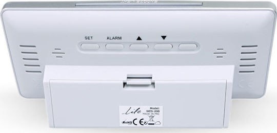 Life WES-200 221-0008 Ασύρματος Μετεωρολογικός Σταθμός Ψηφιακός Επιτραπέζιος Μαύρος