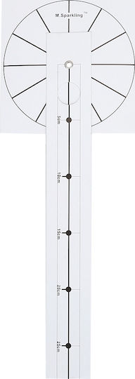 Mirror Roman Do It Yourself (Dimensiunea Numerelor 12cm) Ceas de Perete Autocolantă Plastic Argintiu Ø120cm