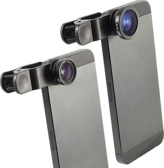 Universal Phone Camera Lens Set Fisheye Macro Wide Angle 3 Pieces