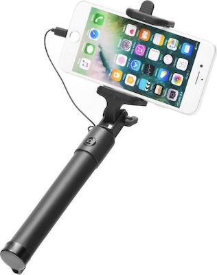 SSMN-02 Selfie Stick με Καλώδιο Lightning Μαύρο