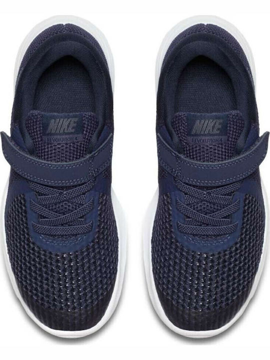 Revolution Revolution 4 Kids Sports Shoes Running with Hoop & Loop Closure Neutral Indigo / Light Carbon
