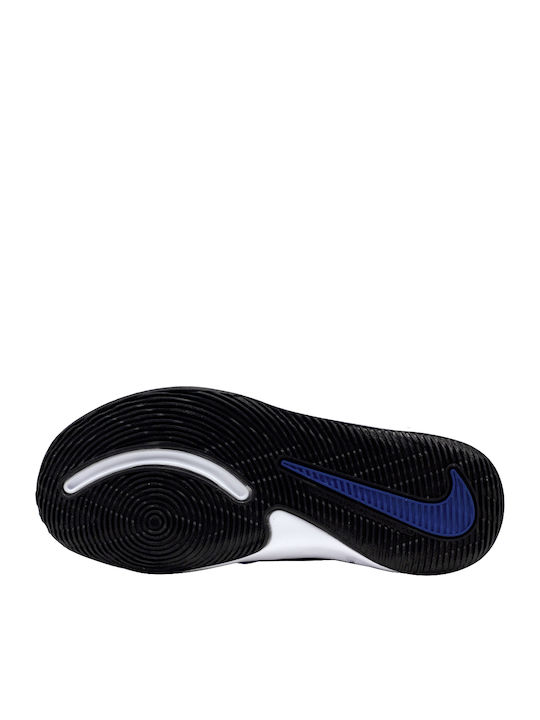Hustle Team Hustle Kids Sports Shoes Basketball with Hoop & Loop Closure Game Royal / White / Black