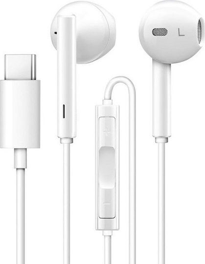 Huawei CM33 Retail Earbuds Handsfree Headphones with Connector USB-C White