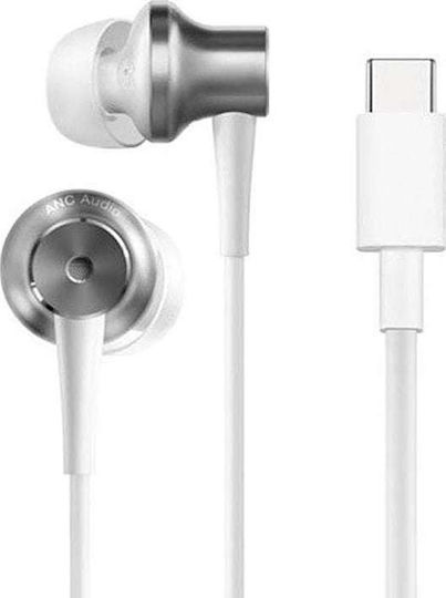Xiaomi Mi ANC Type-C In-ear Handsfree με Βύσμα USB-C Λευκό