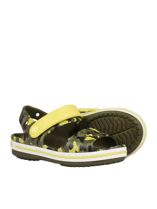 Seasonal Graphic Children's Anatomical Beach Shoes Khaki