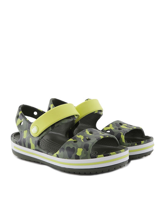 Seasonal Graphic Children's Anatomical Beach Shoes Khaki