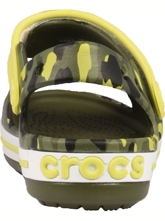 Seasonal Graphic Children's Anatomical Beach Shoes Khaki