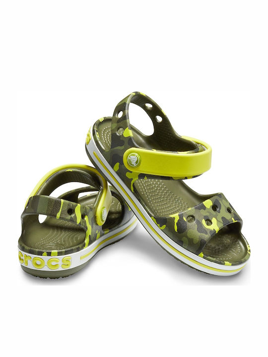 Seasonal Graphic Children's Anatomical Beach Shoes Khaki