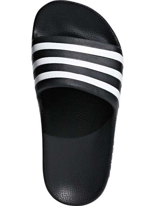 Kids' Slides Black Adilette Aqua