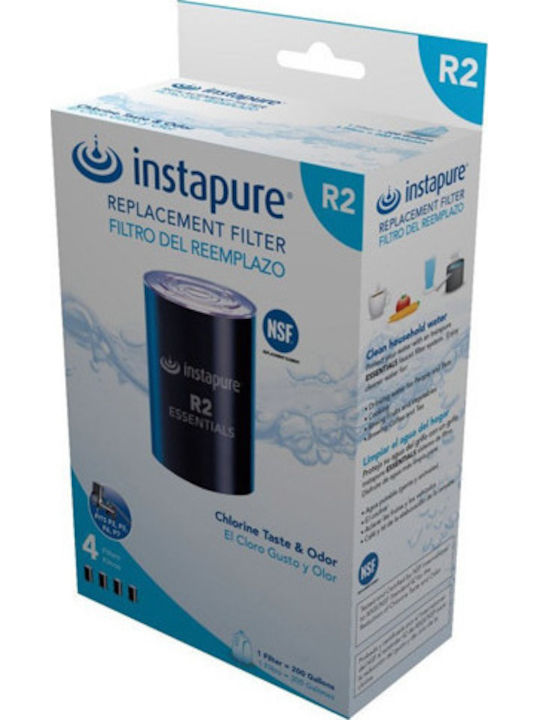 Instapure Water Filter Replacement for Faucet made of Activated Carbon R2 5 μm