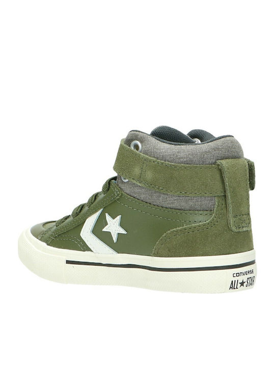 Chuck Taylor All Star Pro Blaze Strap Детски Маратонки High с Велкро Зелени