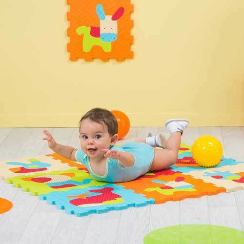 Ludi Interactive Kids Floor Puzzle with Animals 9 Pieces