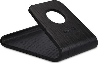 KWmobile Wooden Desk Stand for Mobile Phone in Black Colour