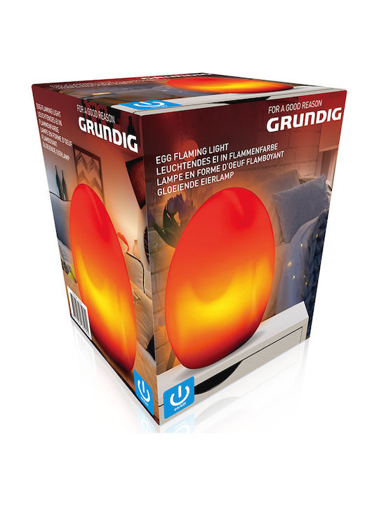 grundig egg flaming light