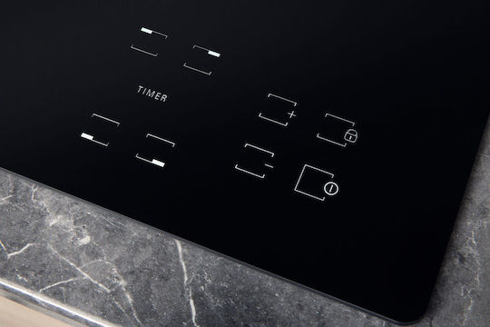 Hotpoint-Ariston Κεραμική Εστία Αυτόνομη με Λειτουργία Κλειδώματος 58x51εκ.