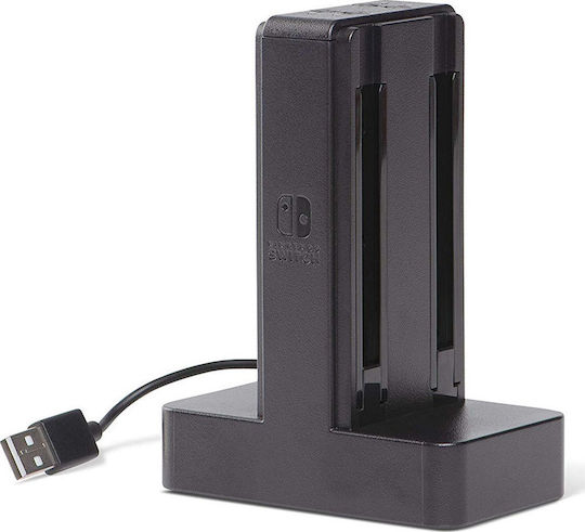 PowerA Joy-Con Charging Dock Βάση για 4 χειριστήρια Switch Πράσινη