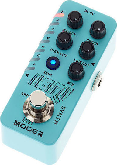 Mooer E7 Polyphonic Guitar Πετάλι Effect Synthesizer Ηλεκτρικής Κιθάρας και Ηλεκτρικού Μπάσου