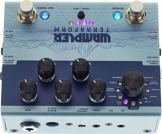 Wampler Terraform Modulator Pedale Wirkung Chorus / Flanger / Phaser E-Gitarre und E-Bass