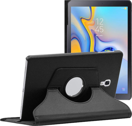 Flip Cover Rotativă Neagră (Galaxy Tab A 10.5 2018)
