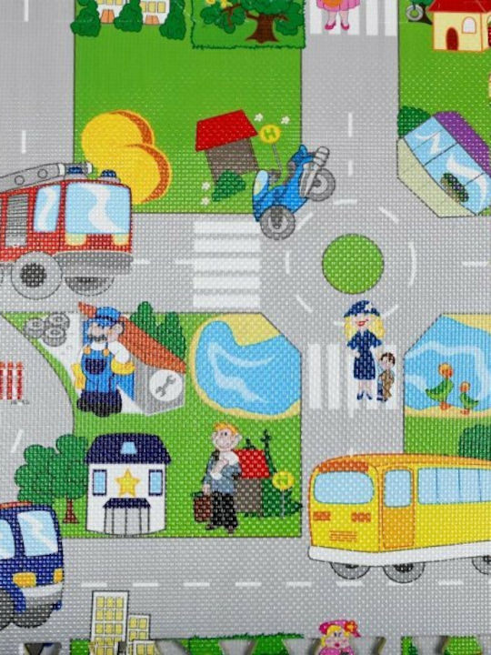 Interactive Eva City Floor Puzzle with Roads 4pcs