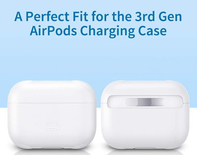 ESR Breeze Plus Θήκη Σιλικόνης σε Λευκό χρώμα για Apple AirPods Pro