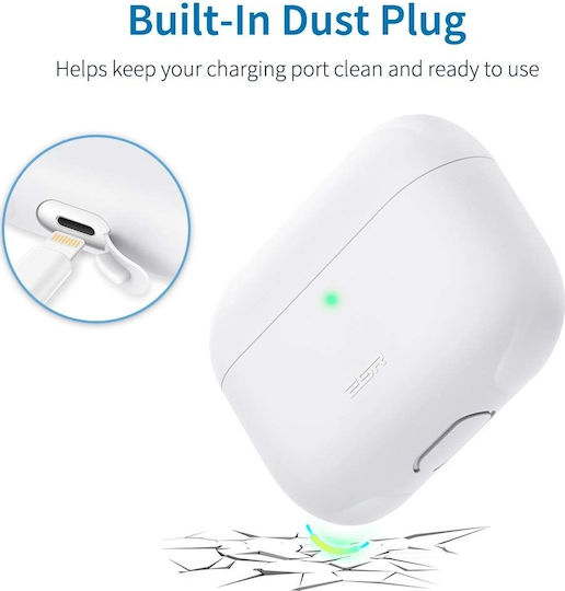 ESR Breeze Plus Hülle Silikon in Weiß Farbe für Apple AirPods Pro