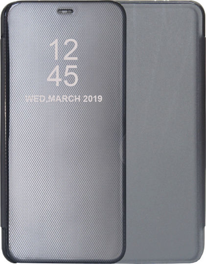Hurtel Clear View Buchen Sie Kunststoff Schwarz (Redmi Note 7 / 7 Pro)