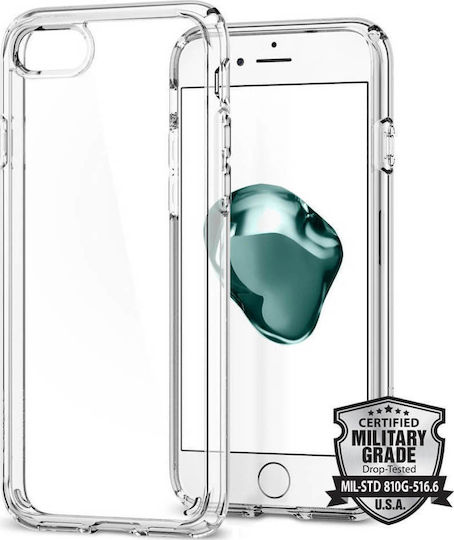Spigen Ultra Hybrid 2 Umschlag Rückseite Kunststoff 1.2mm Transparent (iPhone SE 2022/2020/8/7)