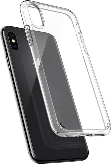 Spigen Ultra Hybrid Umschlag Rückseite Kunststoff Transparent (iPhone X / Xs)