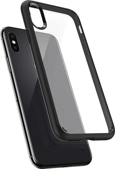 Spigen Ultra Hybrid Back Cover Plastic 2mm Rezistent Negru (iPhone X / XS) 063CS25116