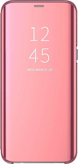 Hurtel Clear View Book Πλαστικό Ροζ (Galaxy A70)