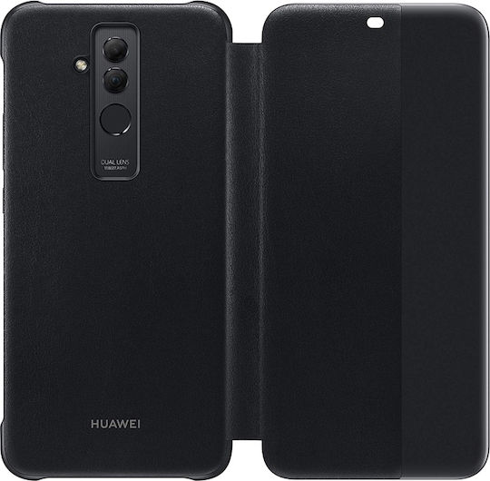 Huawei Smart View Book Δερματίνης Μαύρο (Huawei P20 Lite)