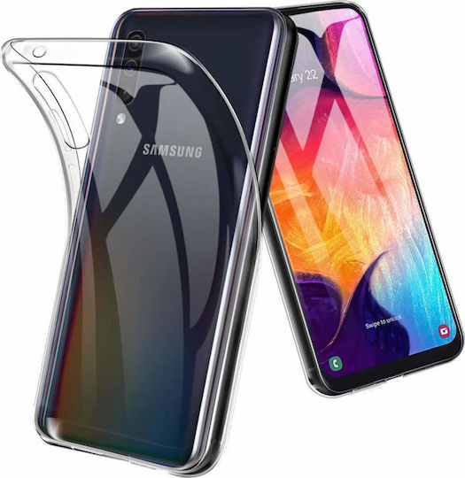 Umschlag Rückseite Silikon 2mm Transparent (Galaxy A50)