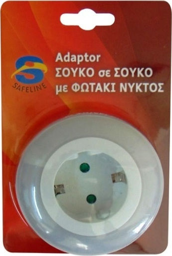 LED Φωτιστικό Νυκτός Πρίζας με Φωτοκύτταρο