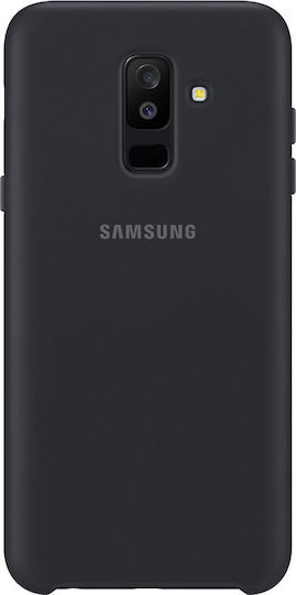 Samsung Back Cover Plastic Black (Galaxy A6+ 2018)