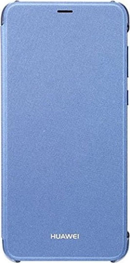 Huawei Flip Cover Book Δερματίνης Μπλε (Huawei P Smart)