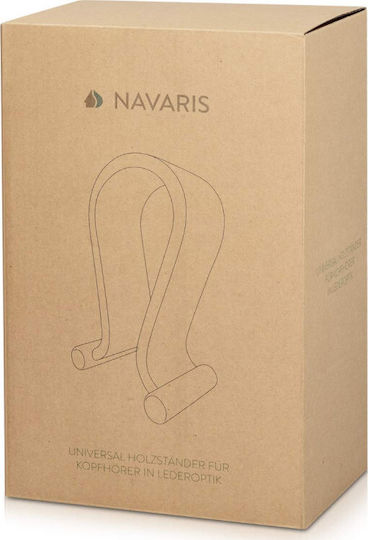 Navaris Omega Desktop Headphone Stand Black