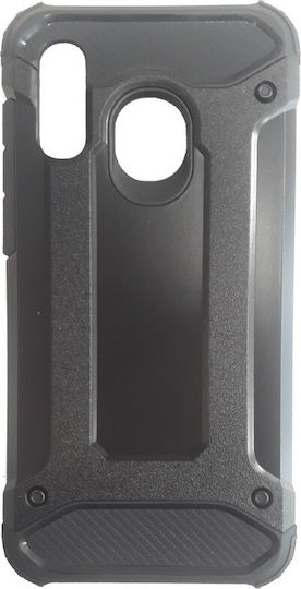 Hurtel Tough Armor Back Cover Πλαστικό Μαύρο (Galaxy A40)